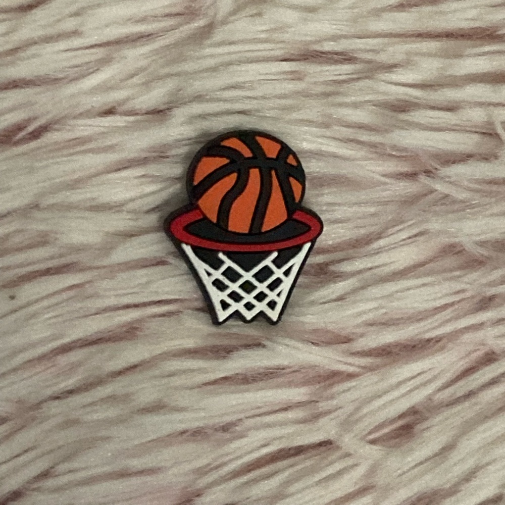 Basketball Croc Charm